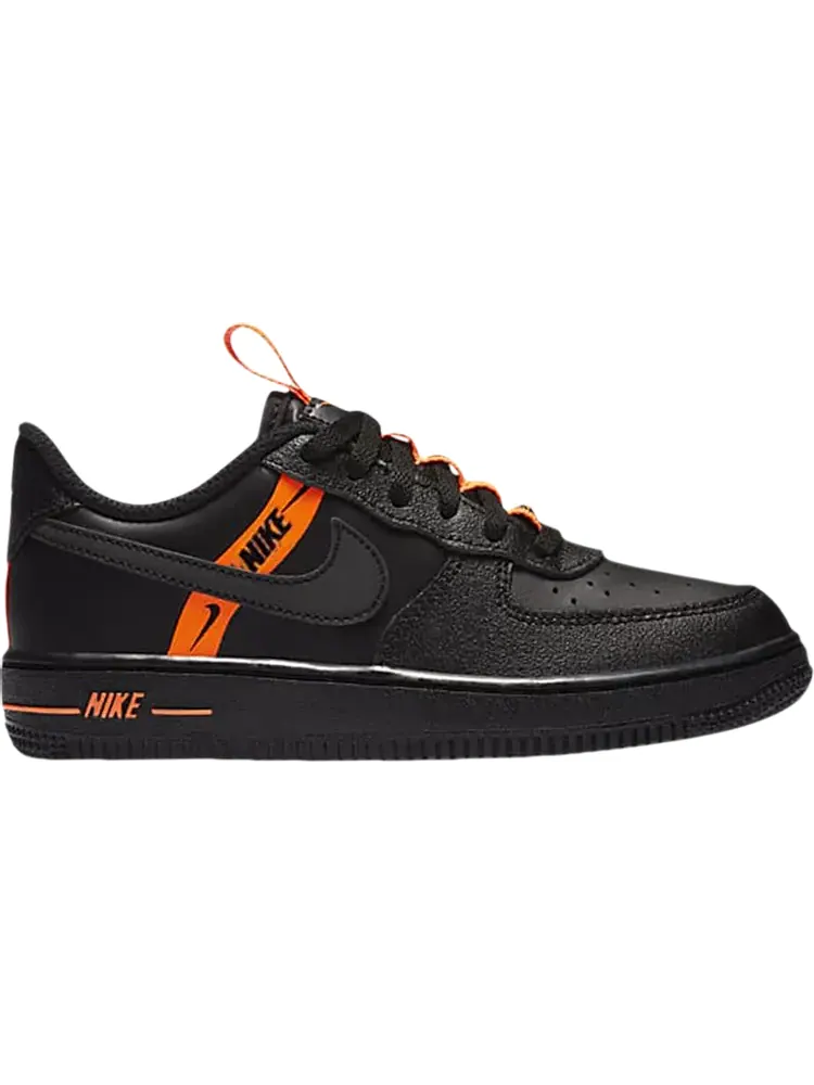 Кроссовки Nike Force 1 LV8 KSA PS 'Black Total Orange' — изображение 1 из 1, черный