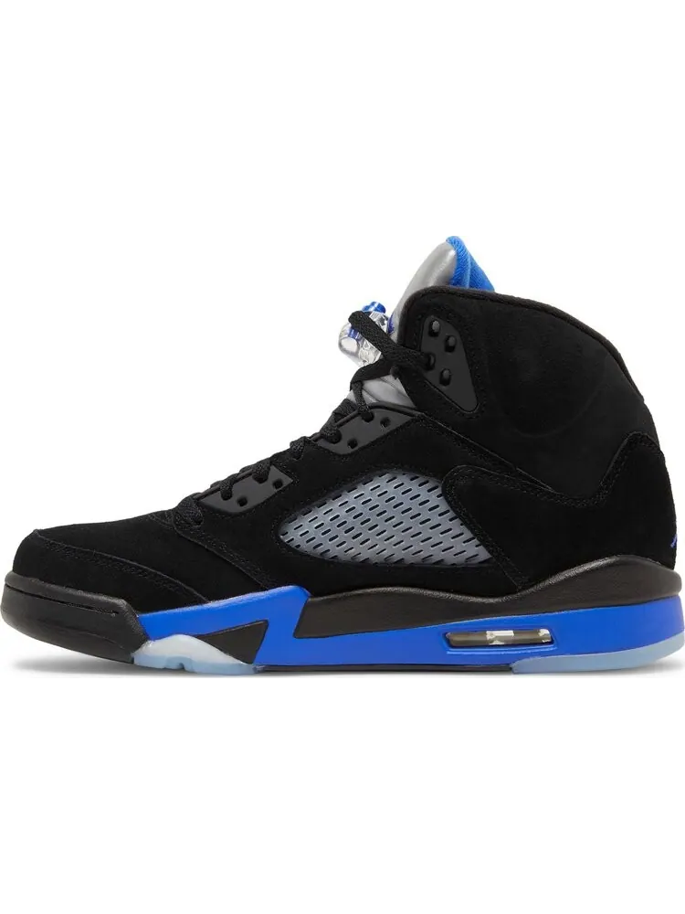 Кроссовки Air Jordan 5 Retro Racer Blue — изображение 3 из 8, черный