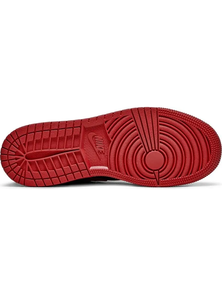 Кроссовки Air Jordan 1 High FlyEase GS Black Gym Red — изображение 4 из 8, черный