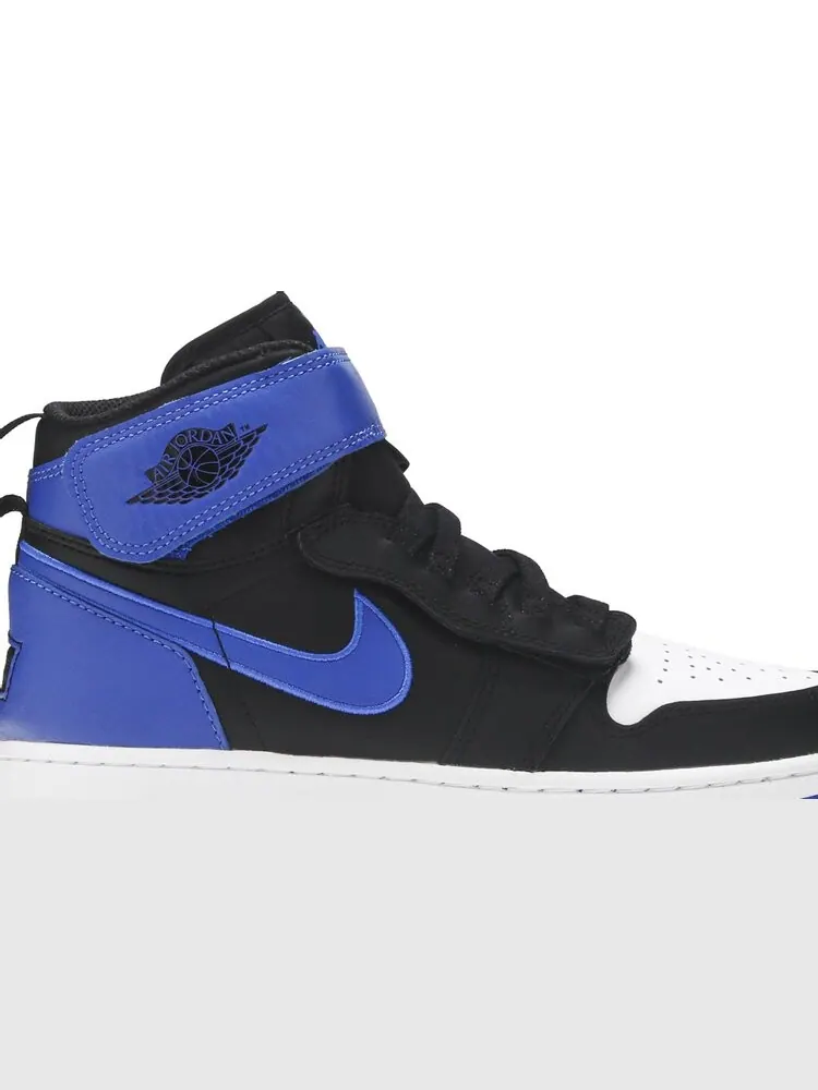 Кроссовки Air Jordan 1 High FlyEase GS Hyper Royal — изображение 2 из 8, черный