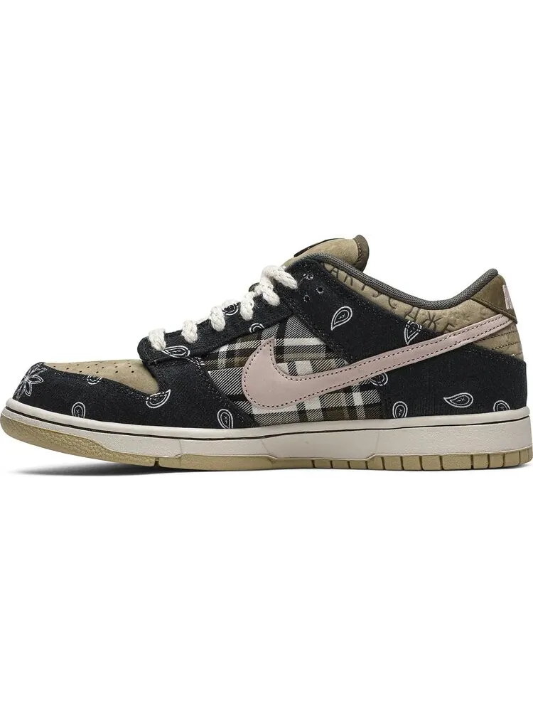 Кроссовки Nike Travis Scott x Dunk Low Premium QS SB 'Cactus Jack' — изображение 3 из 8, черный