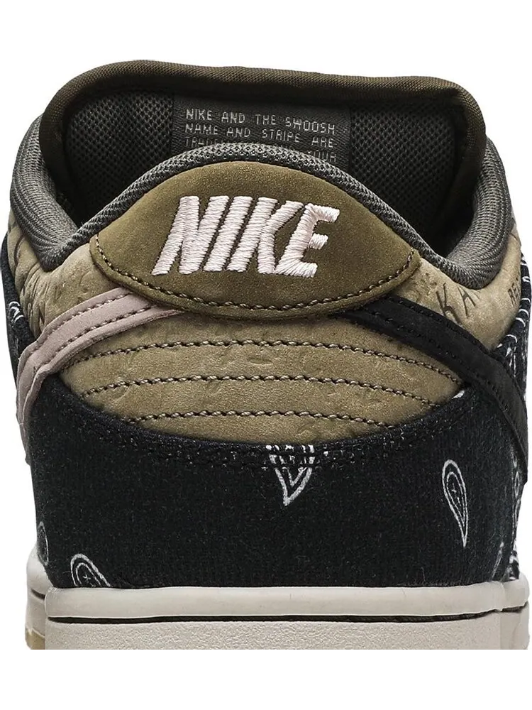 Кроссовки Nike Travis Scott x Dunk Low Premium QS SB 'Cactus Jack' — изображение 7 из 8, черный