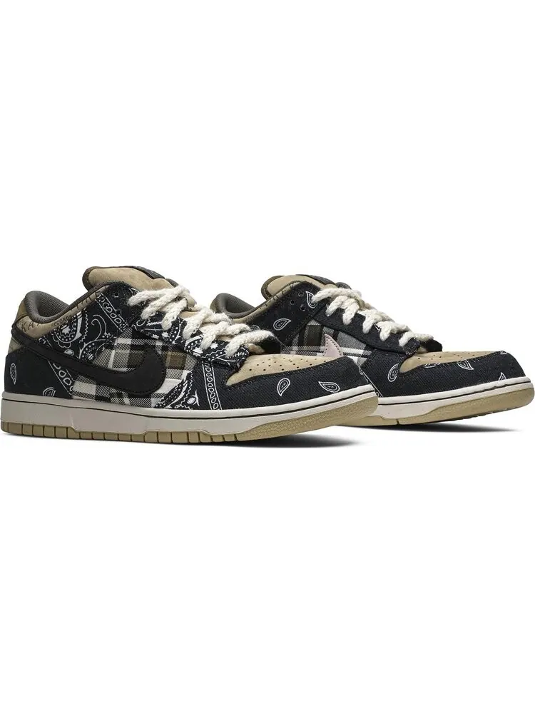 Кроссовки Nike Travis Scott x Dunk Low Premium QS SB 'Cactus Jack' — изображение 8 из 8, черный