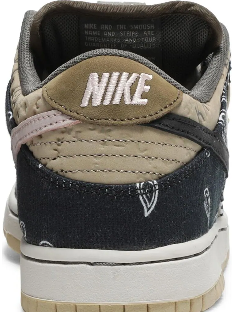 Лимитированные кроссовки Nike Travis Scott x Dunk Low PRM SB QS 'Cactus Jack' Friends and Family — изображение 7 из 8, черный