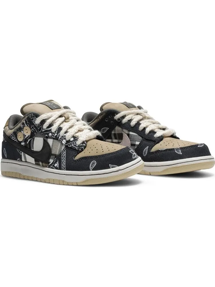 Лимитированные кроссовки Nike Travis Scott x Dunk Low PRM SB QS 'Cactus Jack' Friends and Family — изображение 8 из 8, черный
