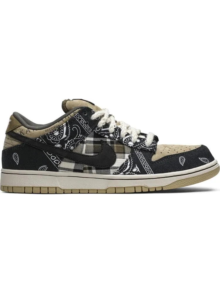 Лимитированные кроссовки Nike Travis Scott x SB Dunk Low PRM QS 'Cactus Jack - Special Box' — изображение 1 из 8, черный