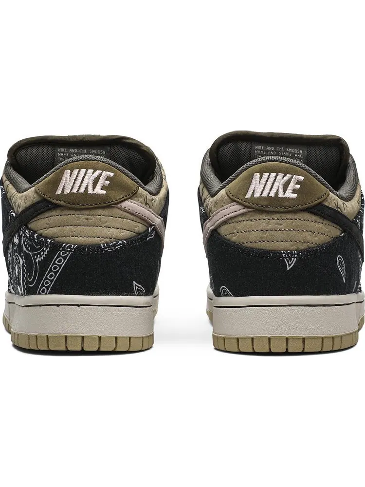 Лимитированные кроссовки Nike Travis Scott x SB Dunk Low PRM QS 'Cactus Jack - Special Box' — изображение 6 из 8, черный