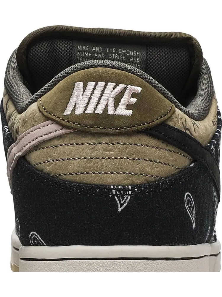 Лимитированные кроссовки Nike Travis Scott x SB Dunk Low PRM QS 'Cactus Jack - Special Box' — изображение 7 из 8, черный