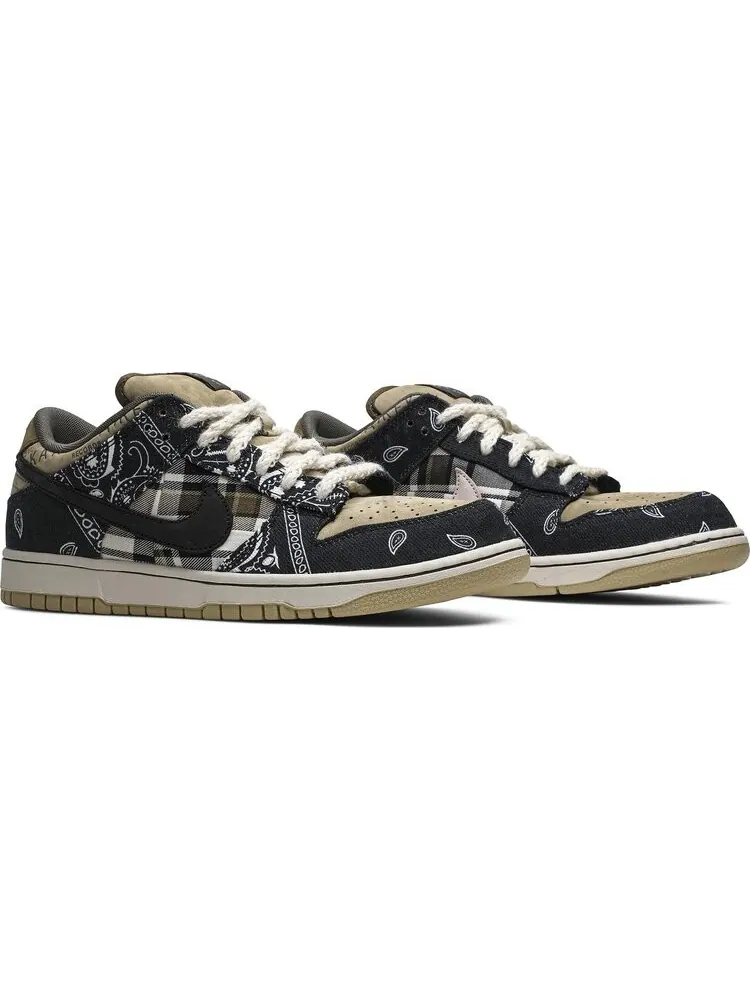 Лимитированные кроссовки Nike Travis Scott x SB Dunk Low PRM QS 'Cactus Jack - Special Box' — изображение 8 из 8, черный