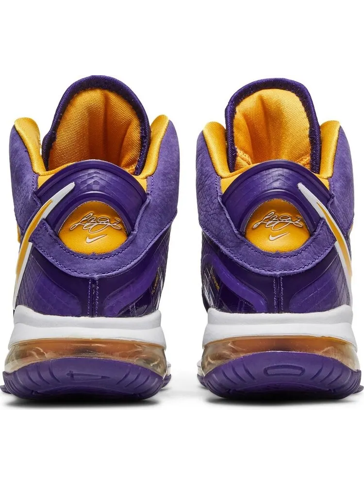 Кроссовки Nike LeBron 8 GS 'Lakers' — изображение 6 из 8, фиолетовый