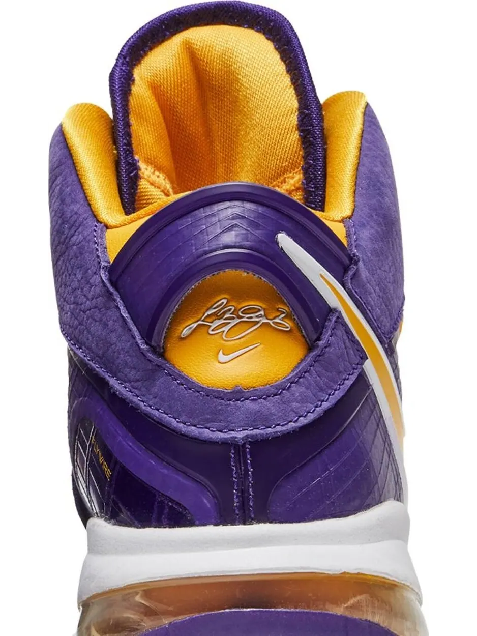Кроссовки Nike LeBron 8 GS 'Lakers' — изображение 7 из 8, фиолетовый