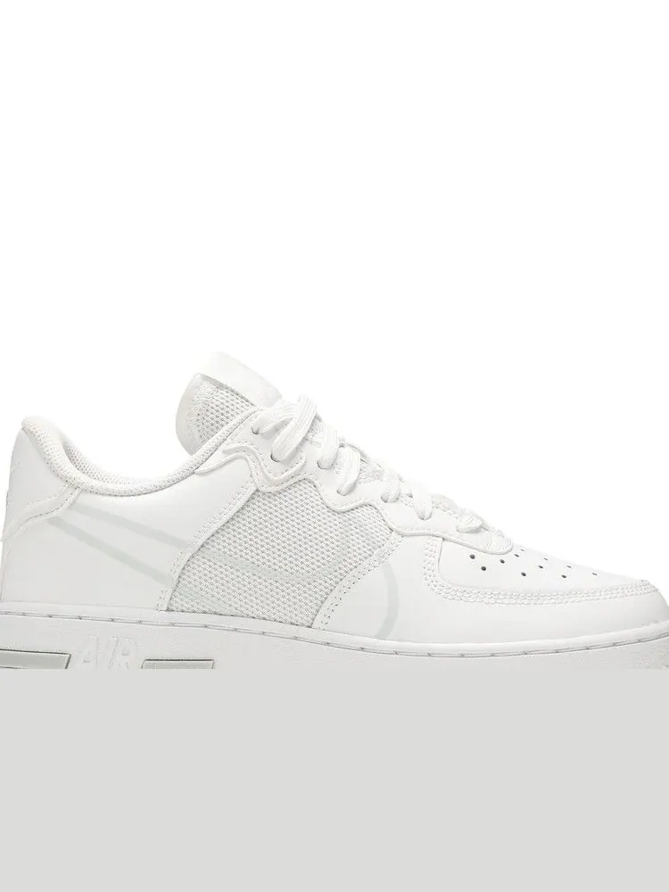 Кроссовки Nike Air Force 1 React SU GS 'White' — изображение 3 из 9, белый/платиновый
