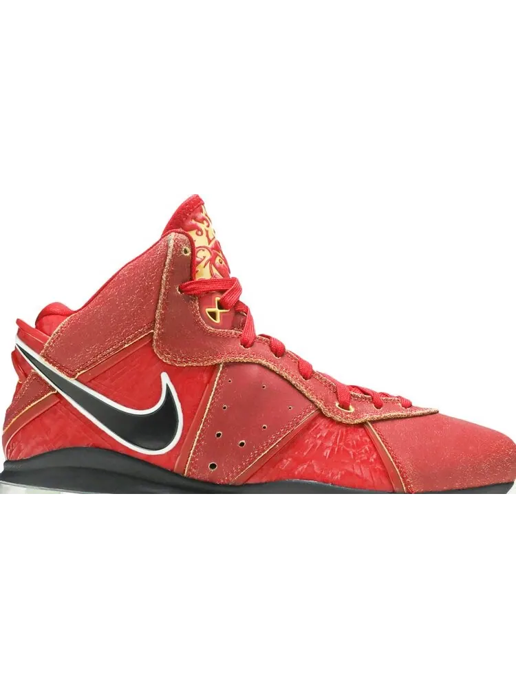 Кроссовки Nike LeBron 8 QS 'Empire Jade' — изображение 2 из 8, красный