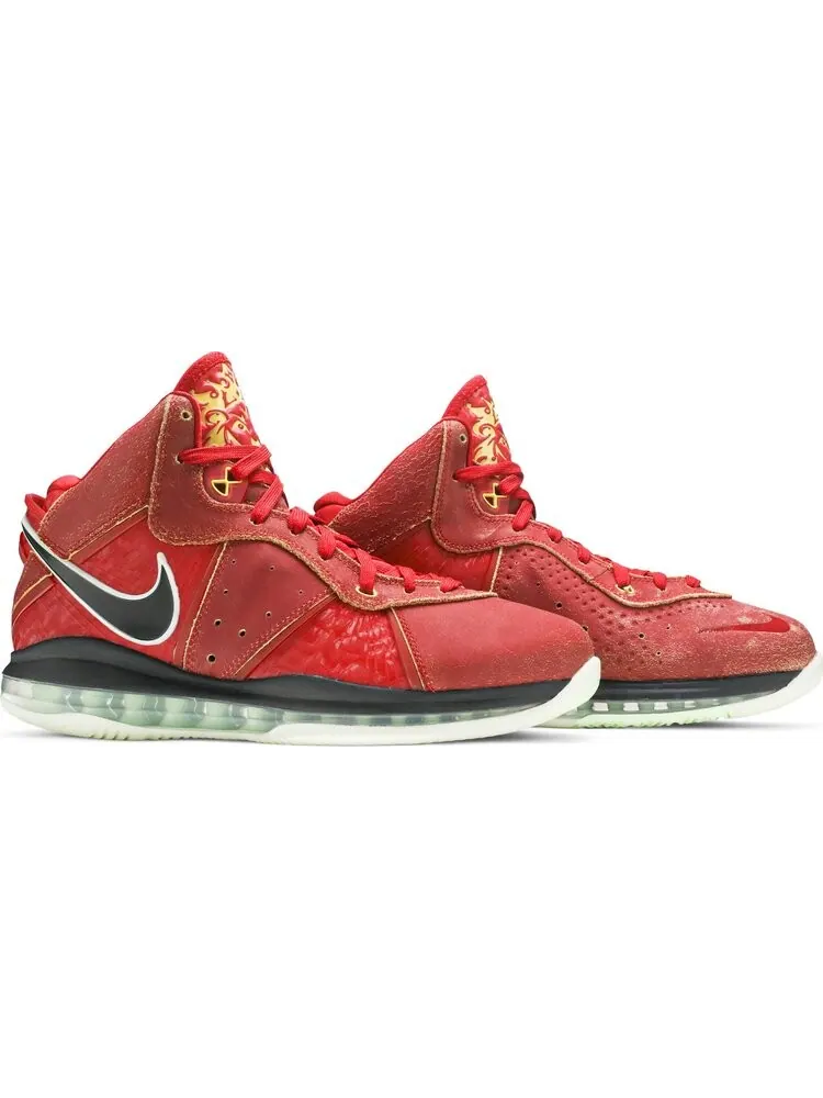 Кроссовки Nike LeBron 8 QS 'Empire Jade' — изображение 8 из 8, красный