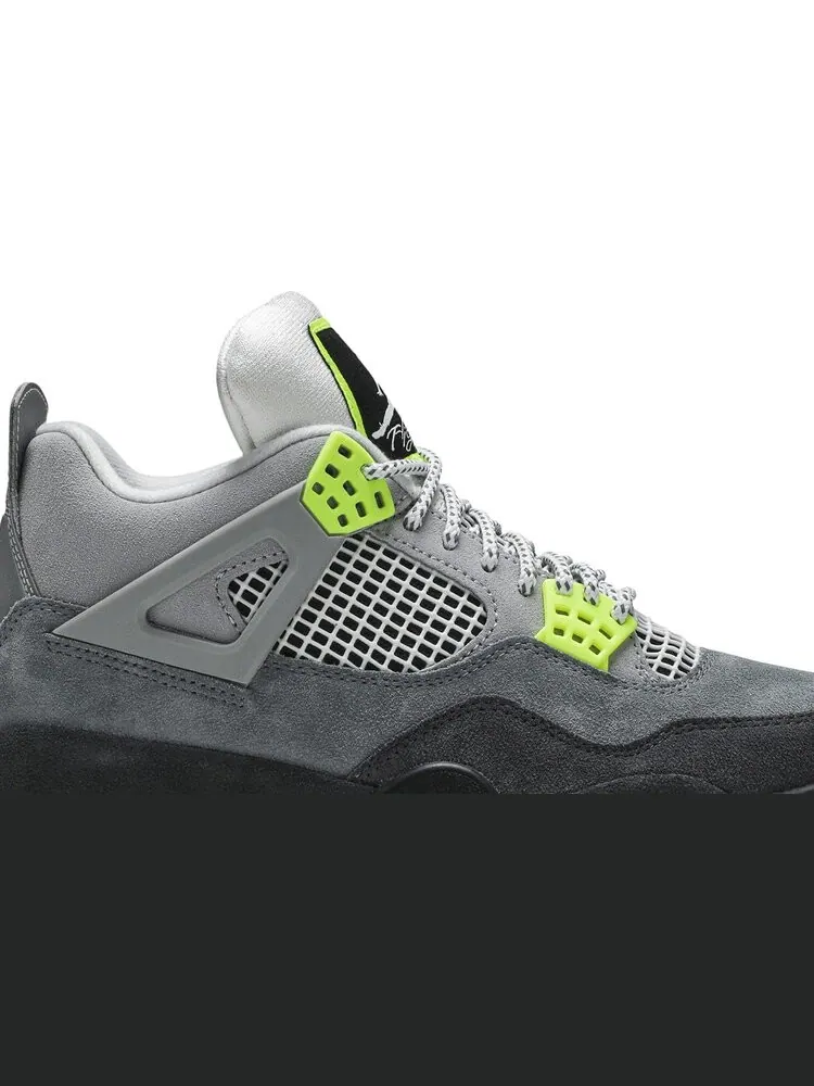 Кроссовки Air Jordan 4 Retro SE Neon 95 — изображение 2 из 8, серый