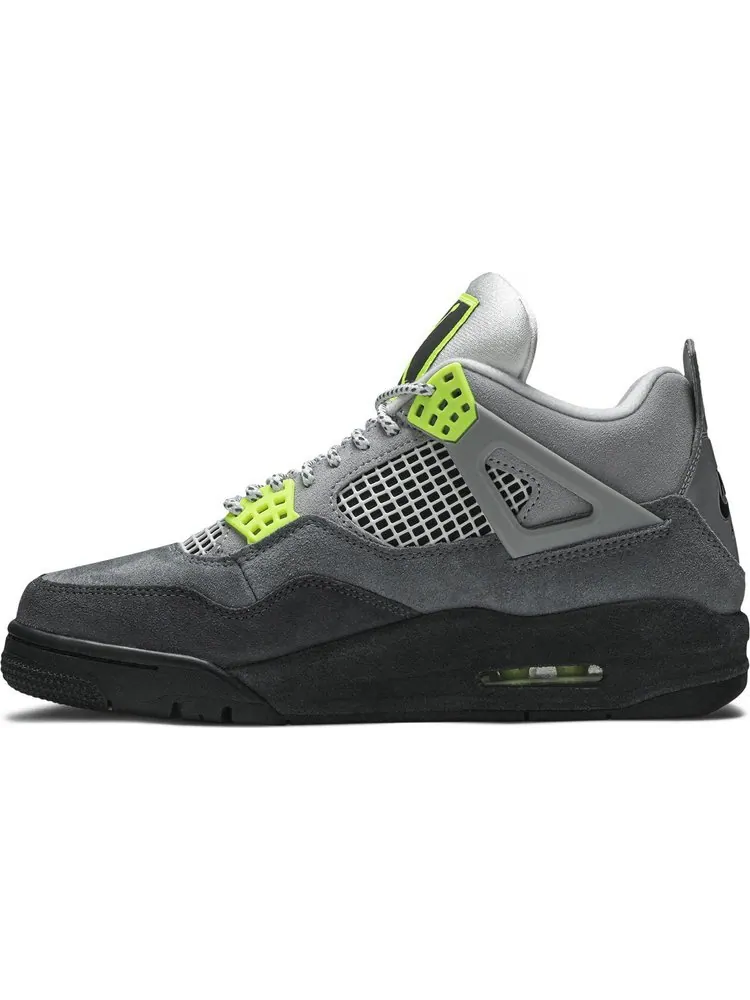 Кроссовки Air Jordan 4 Retro SE Neon 95 — изображение 3 из 8, серый