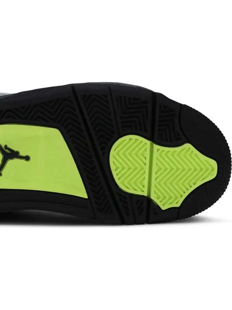 Кроссовки Air Jordan 4 Retro SE GS Neon 95 — изображение 5 из 8, серый