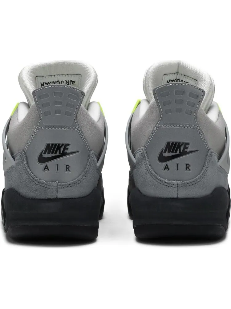 Кроссовки Air Jordan 4 Retro SE GS Neon 95 — изображение 6 из 8, серый