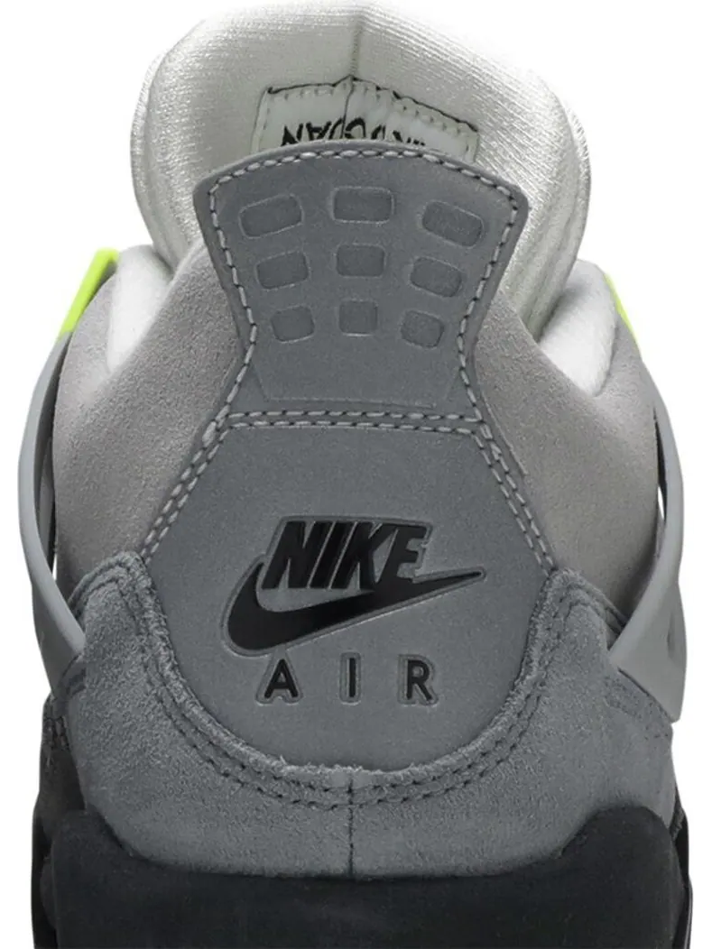 Кроссовки Air Jordan 4 Retro SE GS Neon 95 — изображение 7 из 8, серый