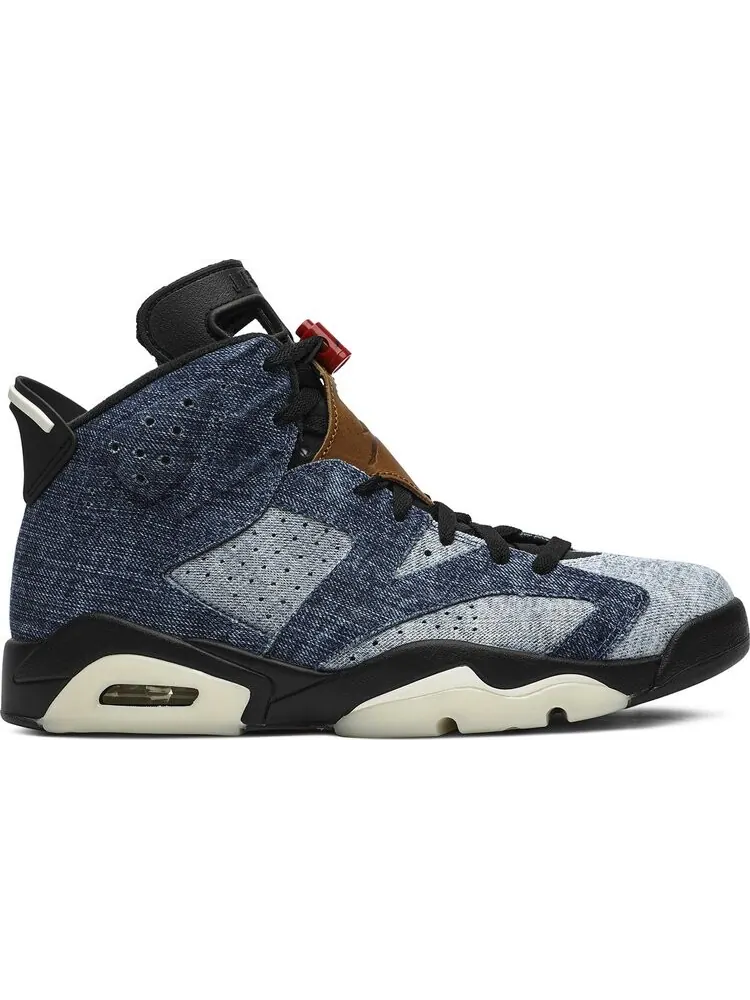 Кроссовки Air Jordan 6 Retro Washed Denim — изображение 1 из 8, черный
