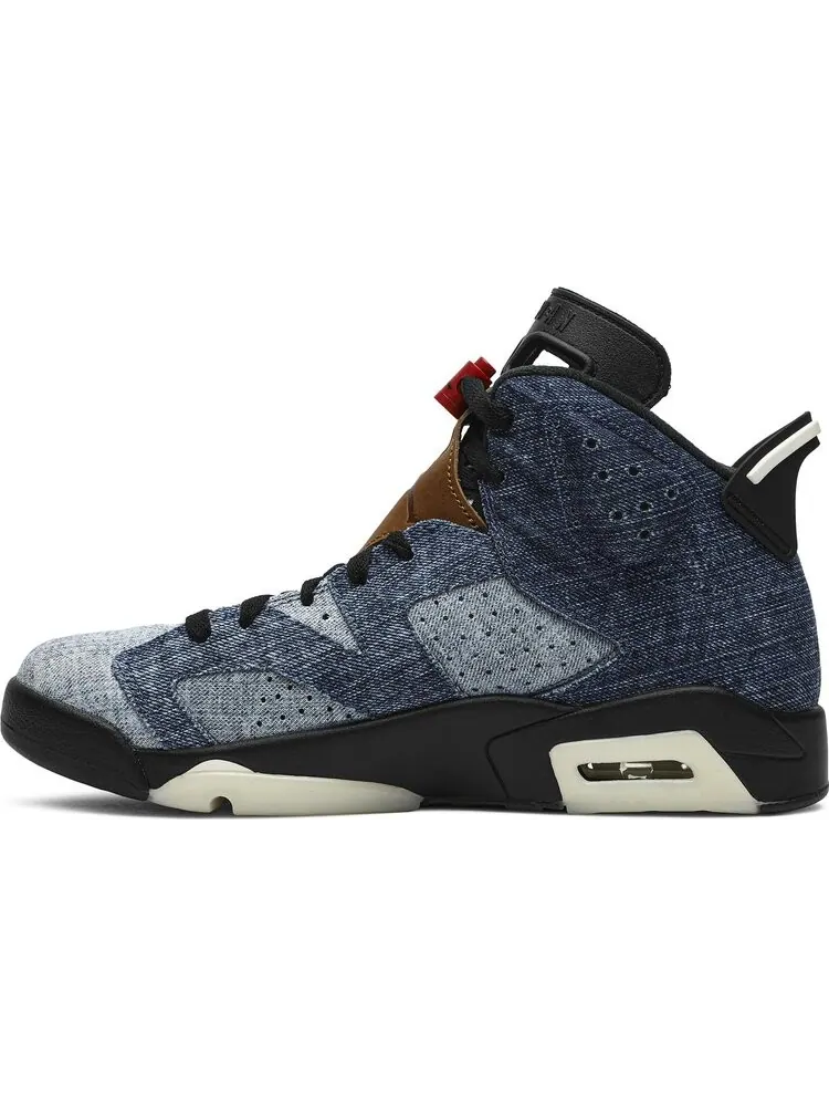 Кроссовки Air Jordan 6 Retro Washed Denim — изображение 3 из 8, черный