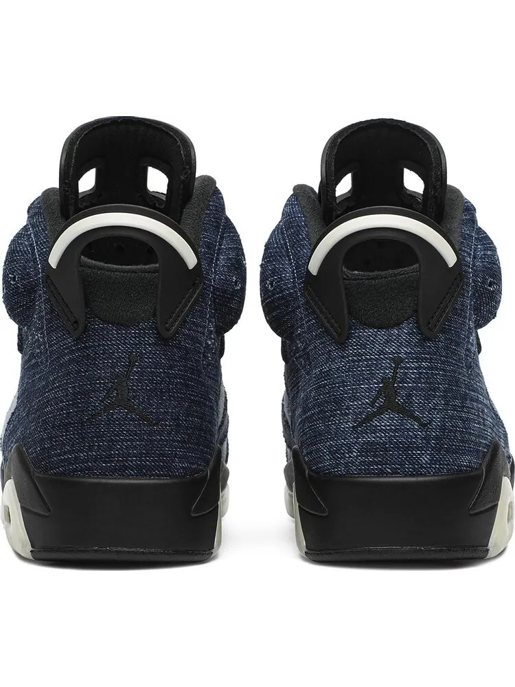 Кроссовки Air Jordan 6 Retro Washed Denim — изображение 6 из 8, черный