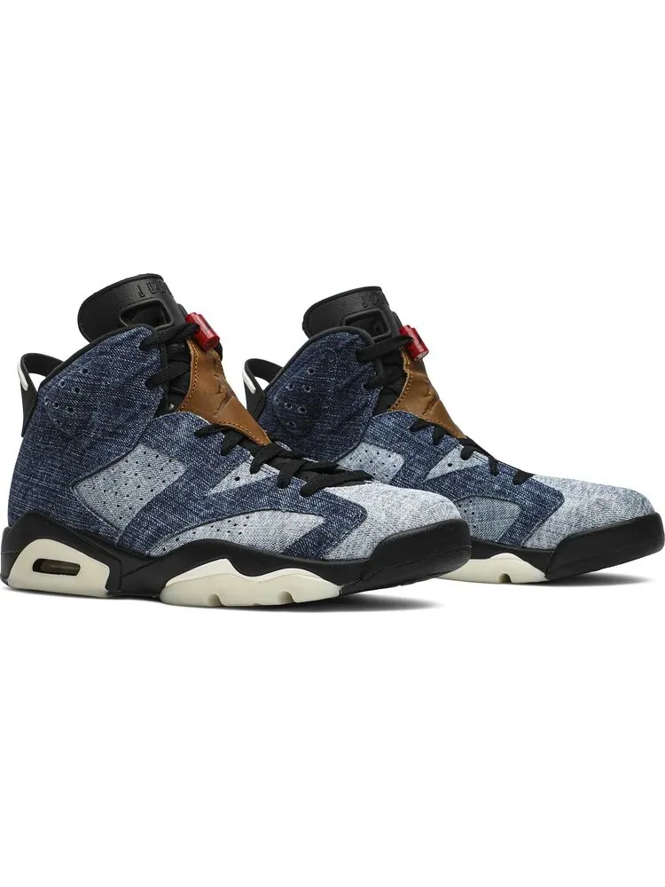 Кроссовки Air Jordan 6 Retro Washed Denim — изображение 8 из 8, черный