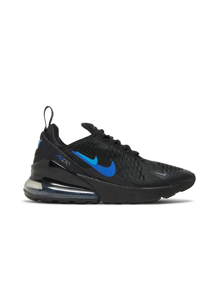 Кроссовки Nike Air Max 270 BG 'Hyper Royal' — изображение 2 из 7, черный/синий//серый