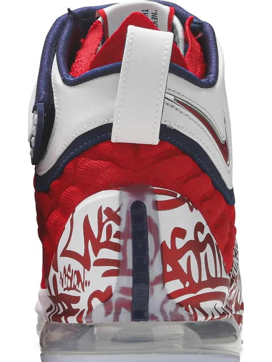 Кроссовки Nike LeBron 17 'LeBron 4 Red Graffiti' — изображение 7 из 8, красный