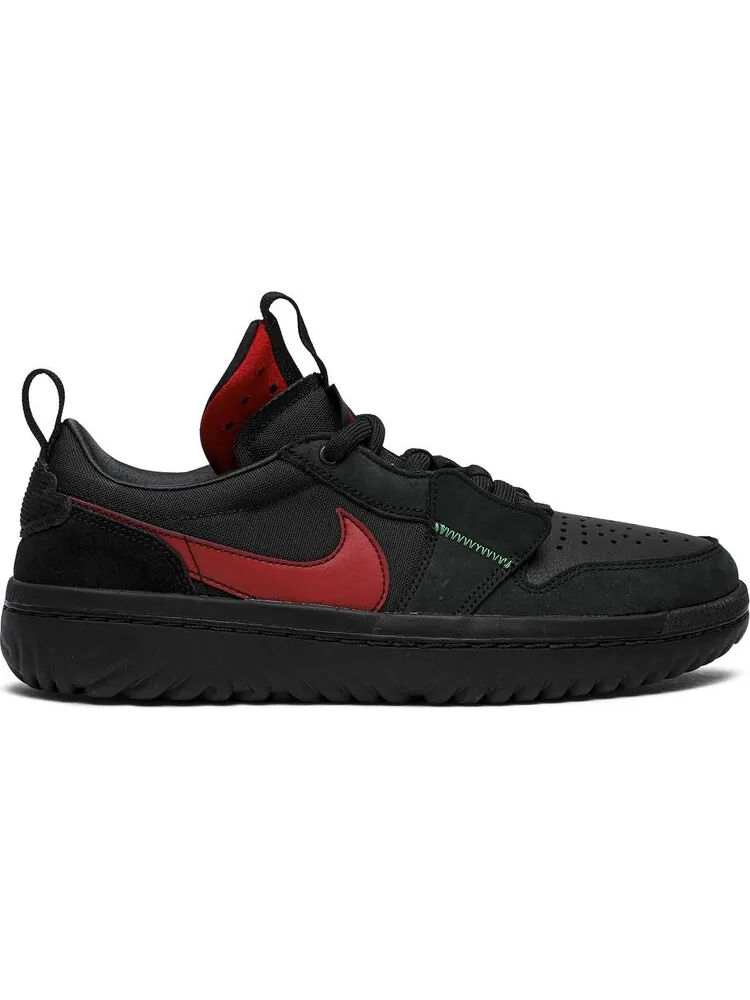 Кроссовки Ghetto Gastro x Air Jordan 1 Low React Fearless — изображение 1 из 7, черный