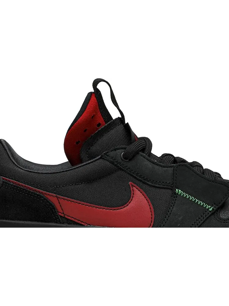 Кроссовки Ghetto Gastro x Air Jordan 1 Low React Fearless — изображение 2 из 7, черный