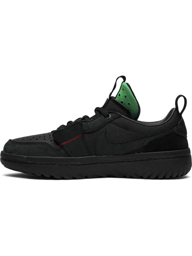 Кроссовки Ghetto Gastro x Air Jordan 1 Low React Fearless — изображение 3 из 7, черный
