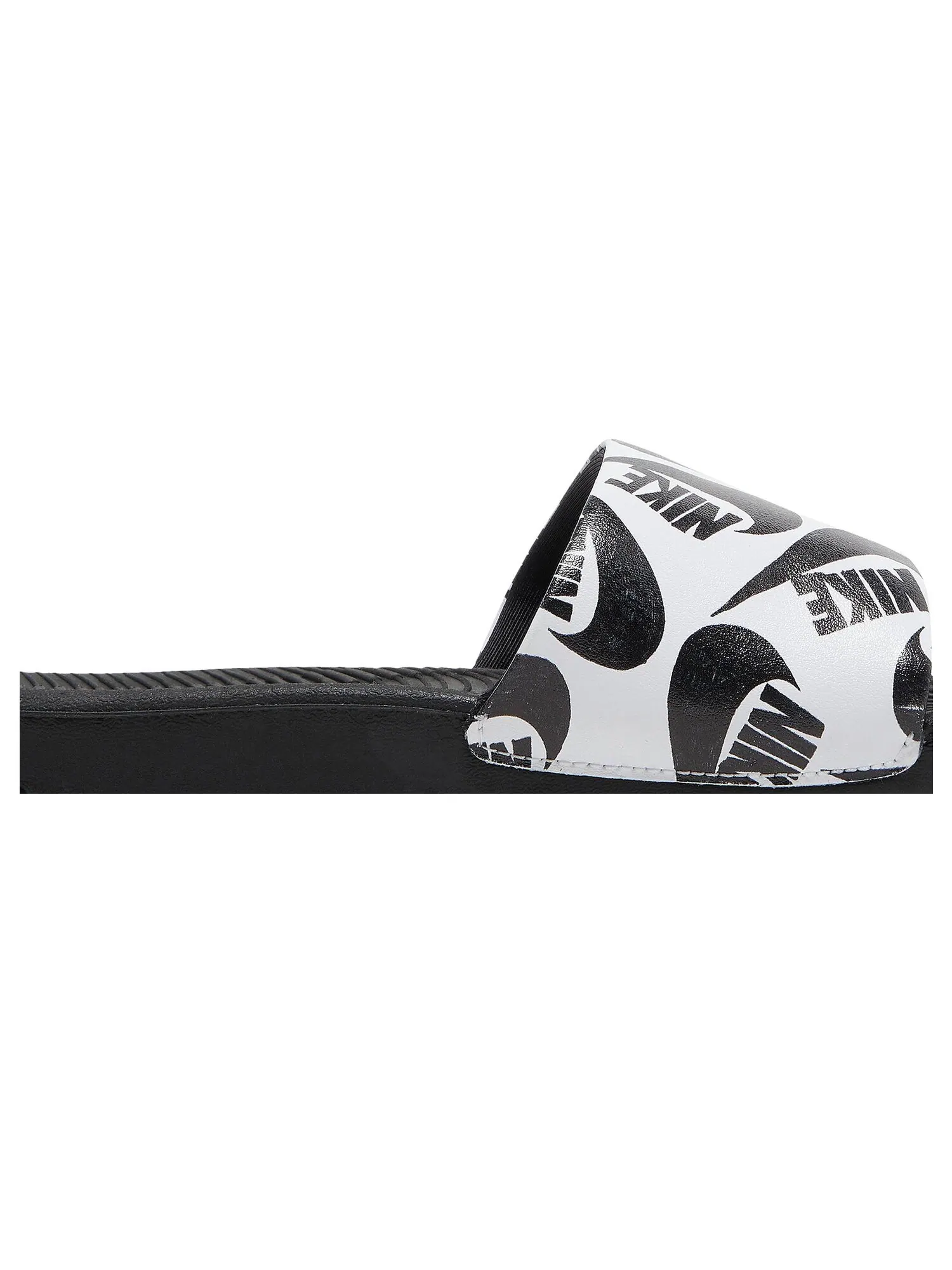 Сланцы Nike Kawa Slide SE JDI GS 'Black White' — изображение 2 из 7, белый
