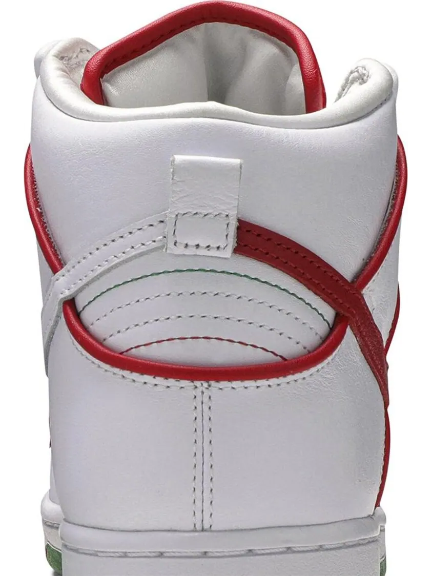 Кроссовки Nike Paul Rodriguez x Dunk High Premium SB 'Boxing' — изображение 7 из 8, белый