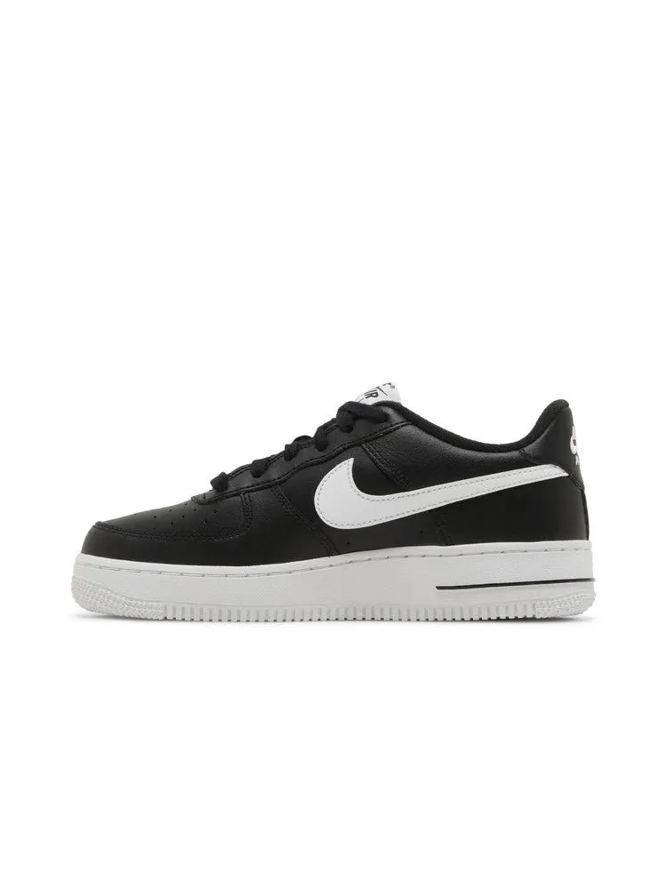Кроссовки Nike Air Force 1 GS 'Black White' — изображение 4 из 9, черный/белый