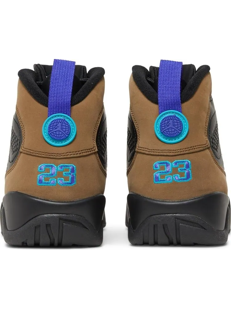 Кроссовки Air Jordan 9 Retro Olive Concord — изображение 6 из 8, черный