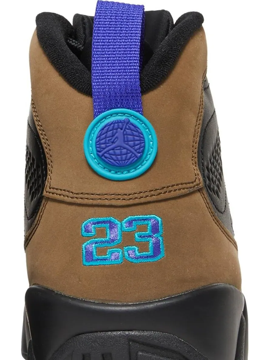 Кроссовки Air Jordan 9 Retro Olive Concord — изображение 7 из 8, черный