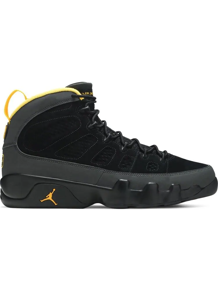 Кроссовки Air Jordan 9 Retro ‘Dark Charcoal University Gold’ — изображение 1 из 8, серый