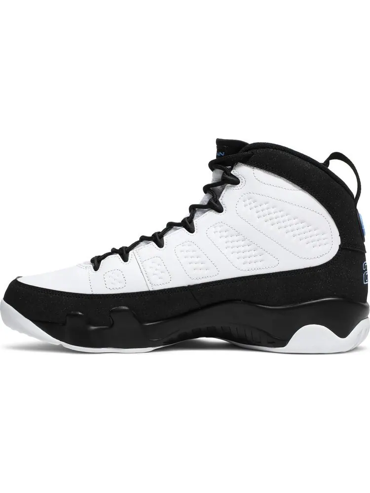 Кроссовки Air Jordan 9 Retro University Blue — изображение 3 из 8, белый