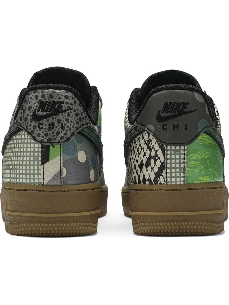 Кроссовки Nike Air Force 1 Low QS 'Chicago' — изображение 6 из 8, зеленый