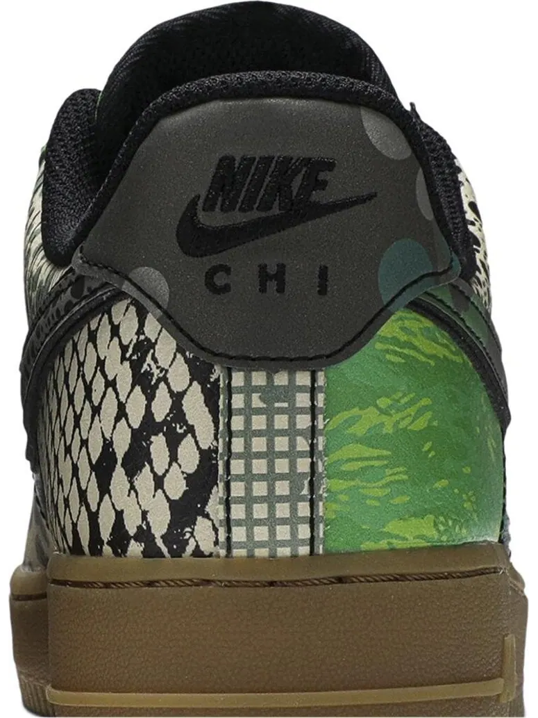 Кроссовки Nike Air Force 1 Low QS 'Chicago' — изображение 7 из 8, зеленый
