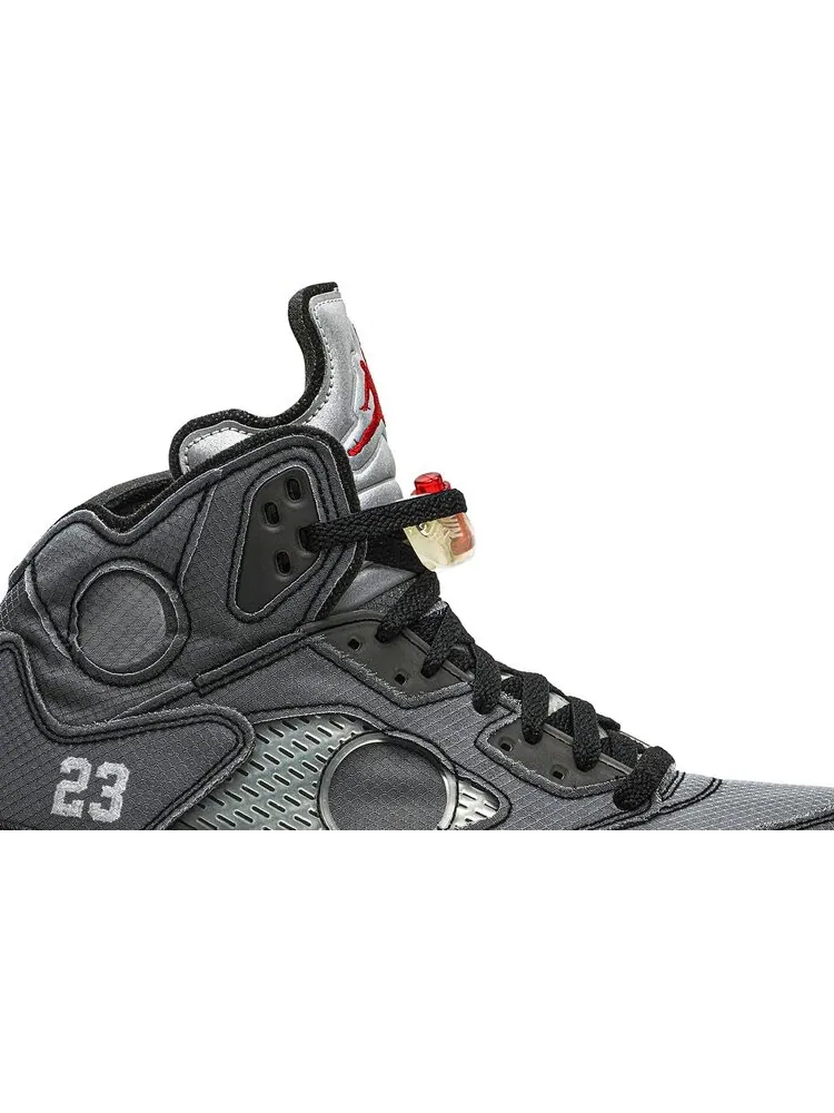 Кроссовки Off-White x Air Jordan 5 Retro SP Muslin — изображение 2 из 8, черный