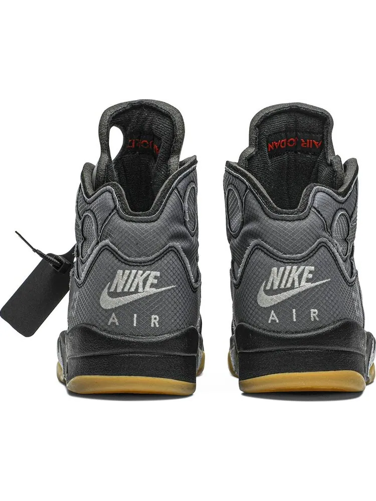 Кроссовки Off-White x Air Jordan 5 Retro SP Muslin — изображение 6 из 8, черный