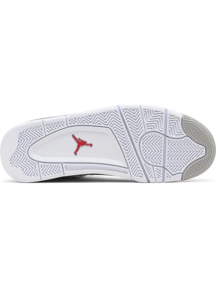 Кроссовки Air Jordan 4 Retro White Oreo — изображение 4 из 10, серый