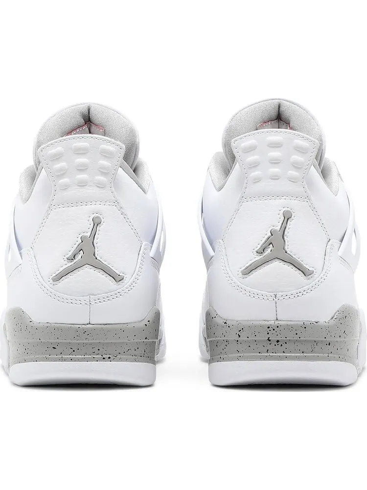 Кроссовки Air Jordan 4 Retro White Oreo — изображение 6 из 10, серый