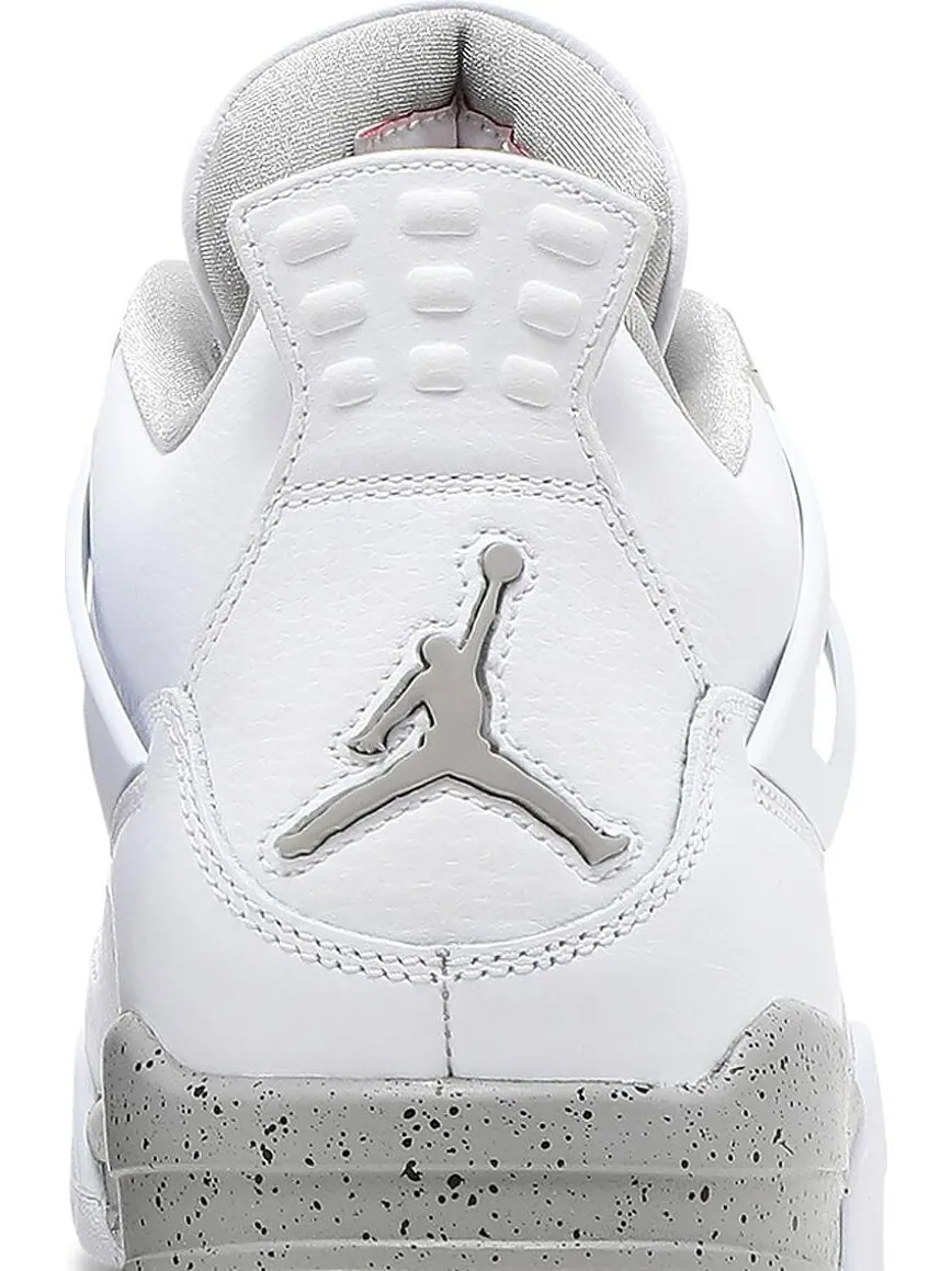 Кроссовки Air Jordan 4 Retro White Oreo — изображение 7 из 10, серый