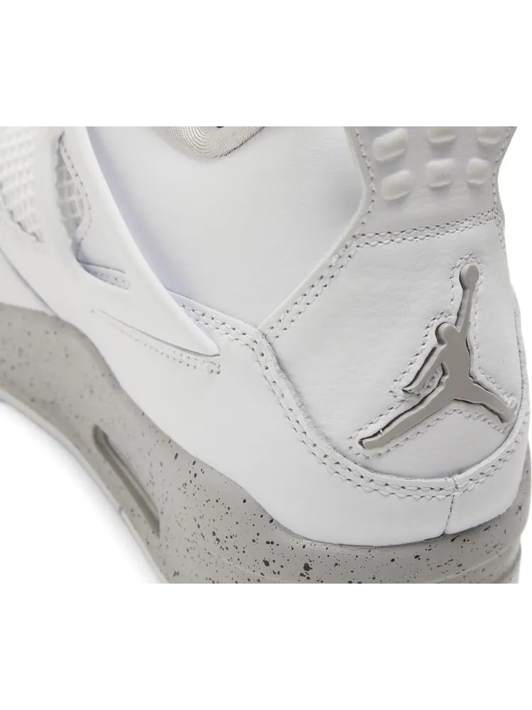 Кроссовки Air Jordan 4 Retro White Oreo — изображение 10 из 10, серый