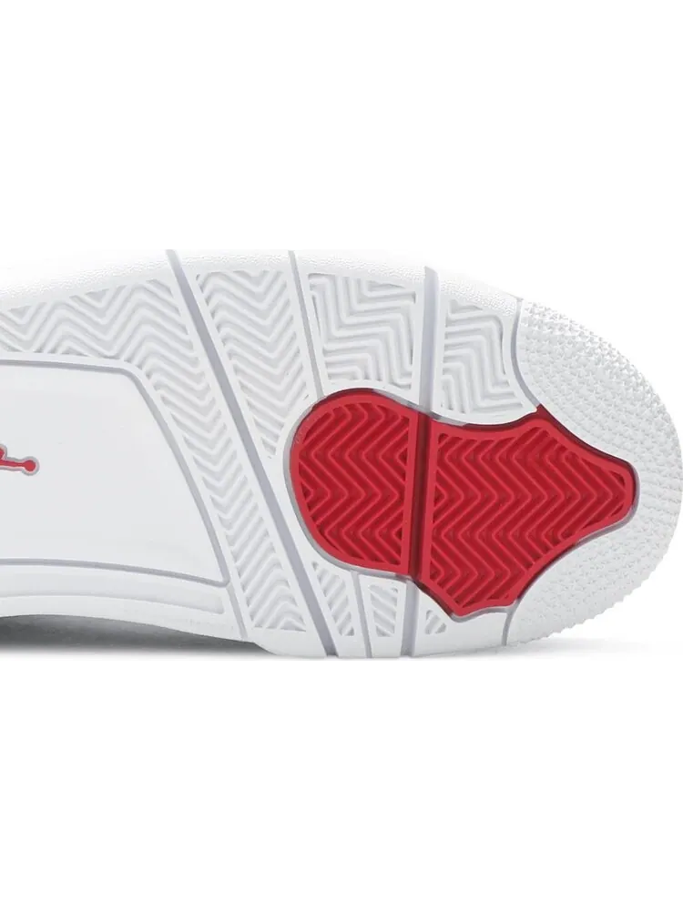 Кроссовки Air Jordan 4 Retro Red Metallic — изображение 5 из 8, белый
