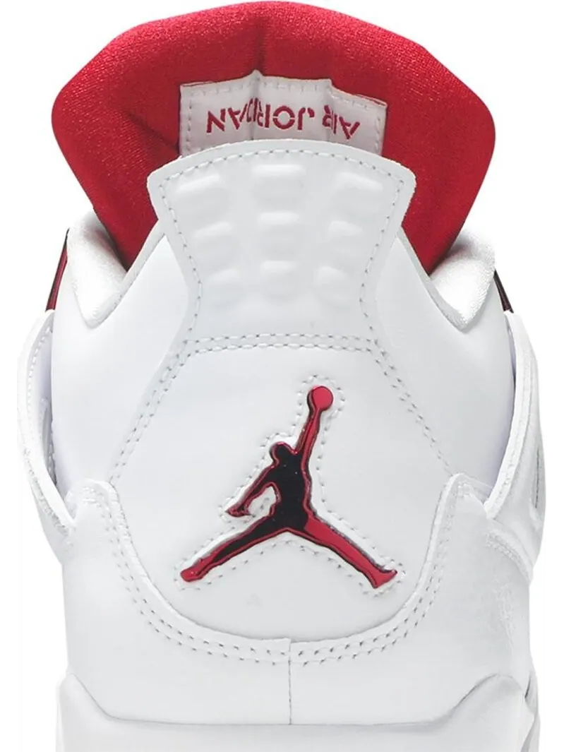 Кроссовки Air Jordan 4 Retro Red Metallic — изображение 7 из 8, белый