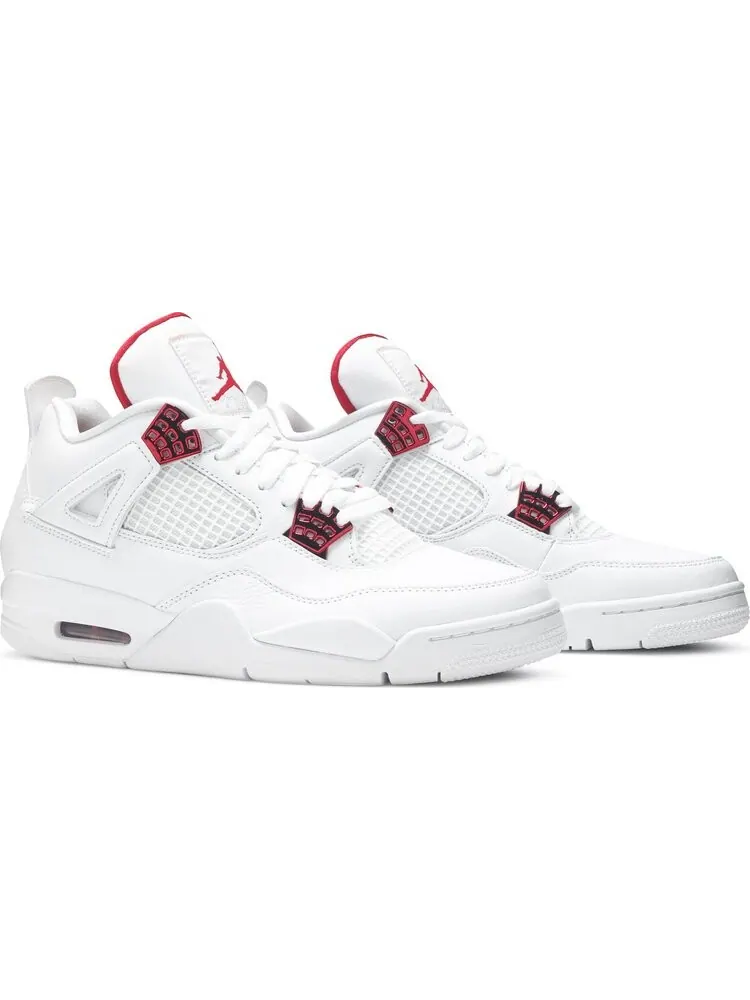 Кроссовки Air Jordan 4 Retro Red Metallic — изображение 8 из 8, белый